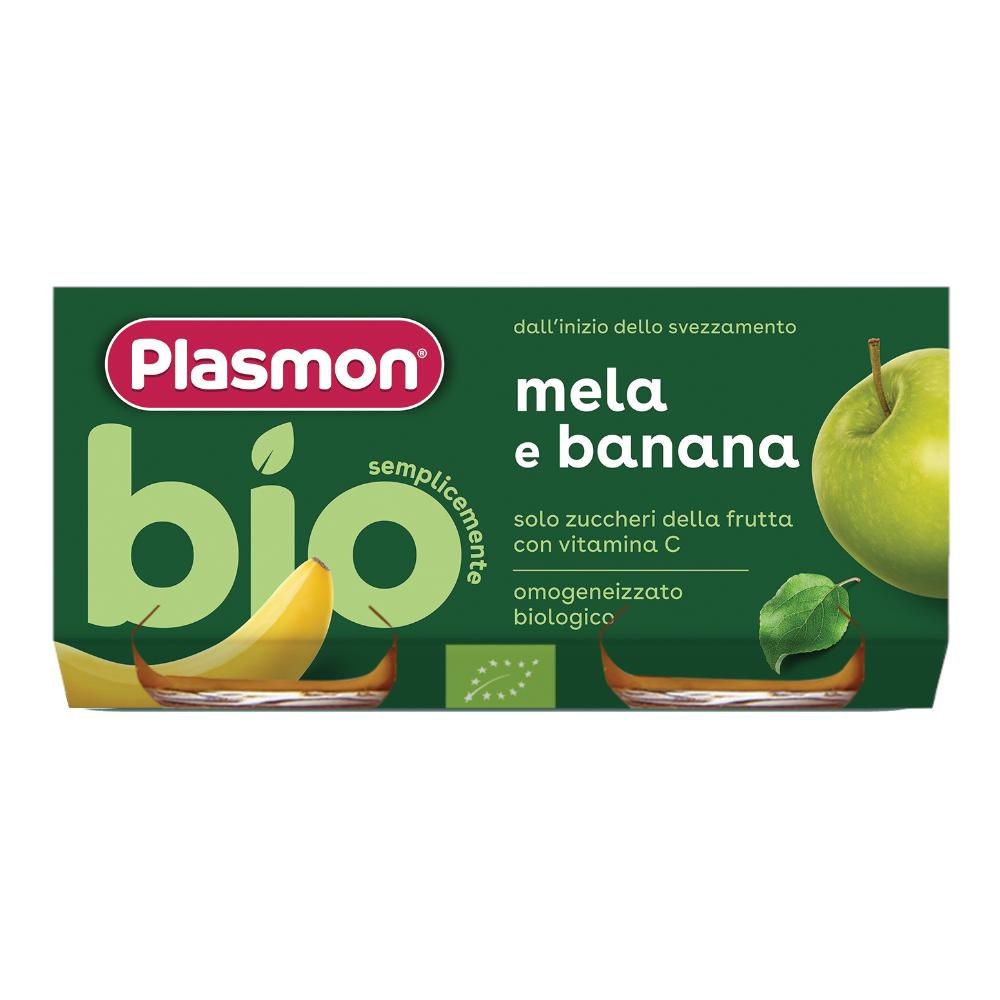 Plasmon omogeneizzato bio banana mela 2 vasetti x 80 g — confronto prezzi