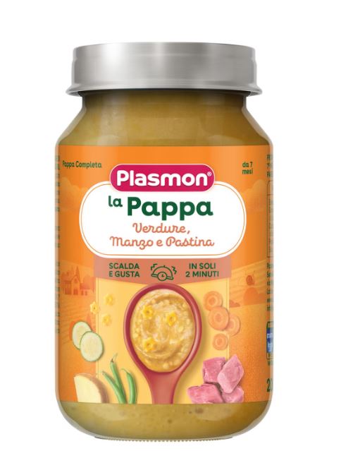 Plasmon La Pappa Verdure Manzo E Pastina 200 G g