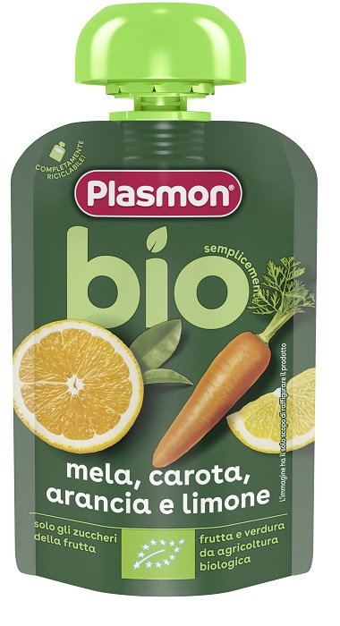 Plasmon semplicemente bio mela, carota, arancia e limone 100 g