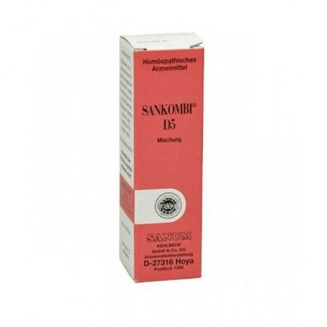 Sanum Sankombi D5 Gocce Omeopatiche per Raffreddore e Tonsillite 10 ml