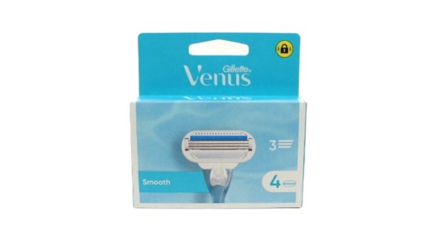 Gillette Venus Smooth Lametta Per Rasoio Donna A 3 Lame 4 Pezzi — confronto prezzi