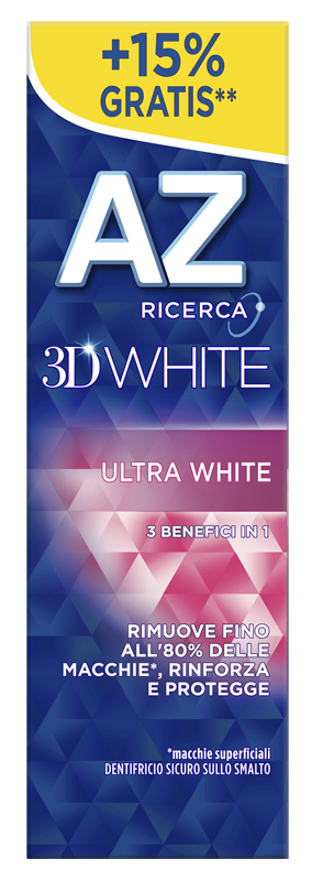 Az 3d white ultra white dentifricio 75 ml