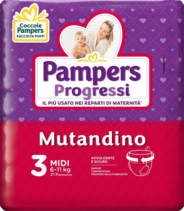 PAMPERS PROG MUT CP TG3 MI 21P — confronto prezzi