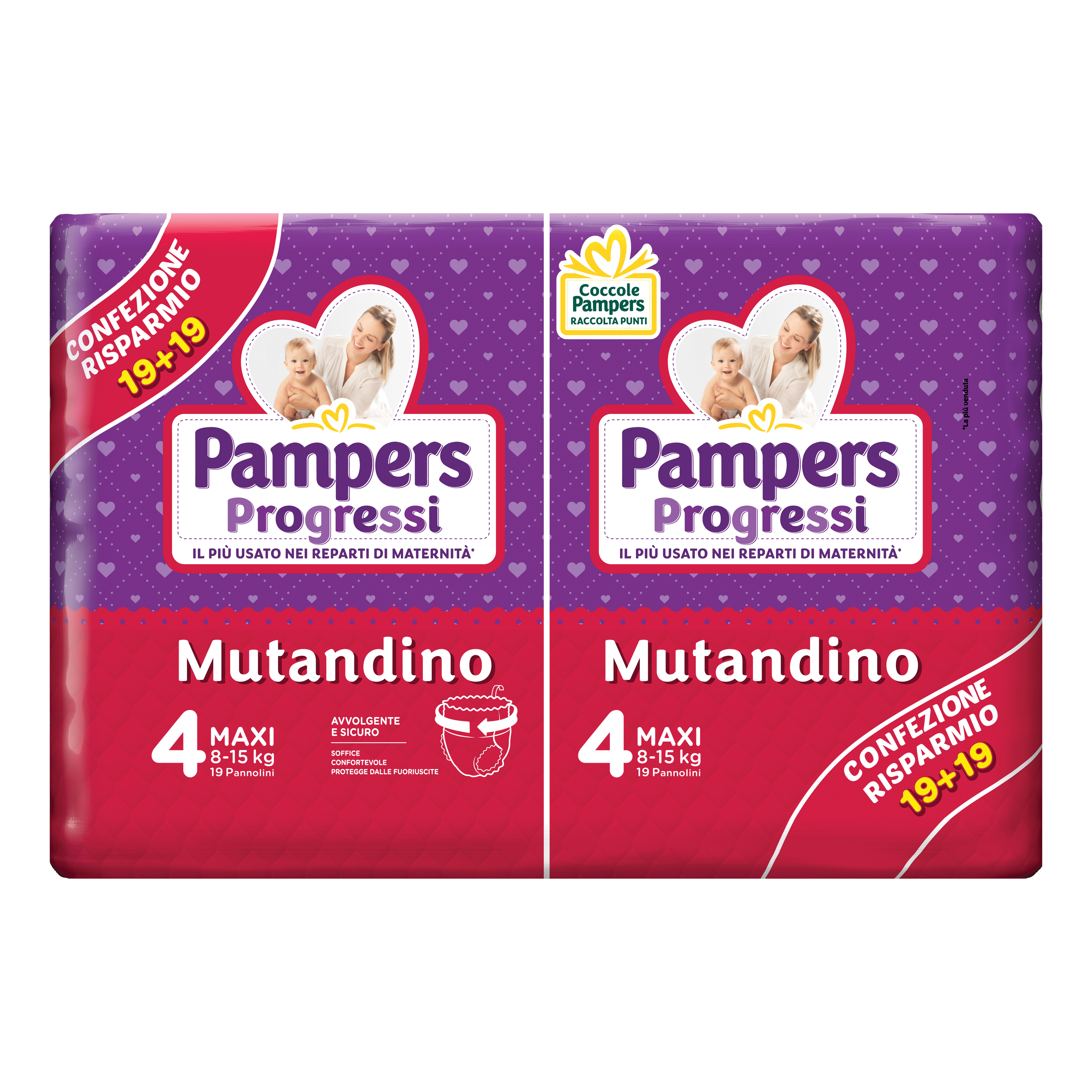Pampers progressi mutandino maxi 38 pezzi — confronto prezzi