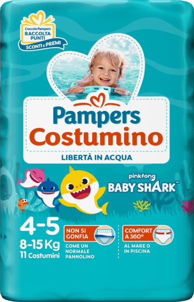 Pampers Costumino 4/5 Taglia Maxi 8-15 kg 11 Pezzi