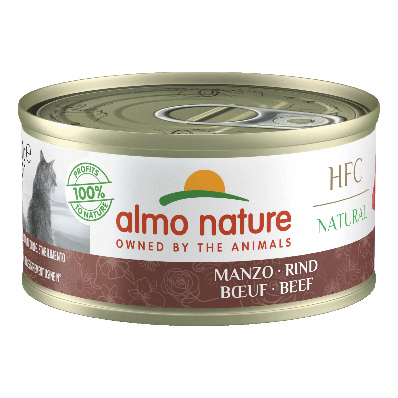 Almo Nature Manzo Cibo umido per Gatti Adulti 70 g