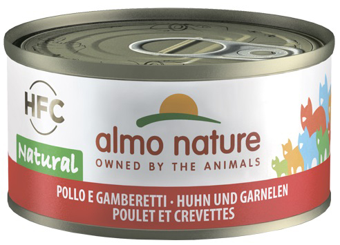 HFC Natural Pollo E Gamberetti 70 g Mangime