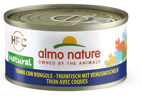 HFC Natural Tonno Con Vongole 70 g Mangime