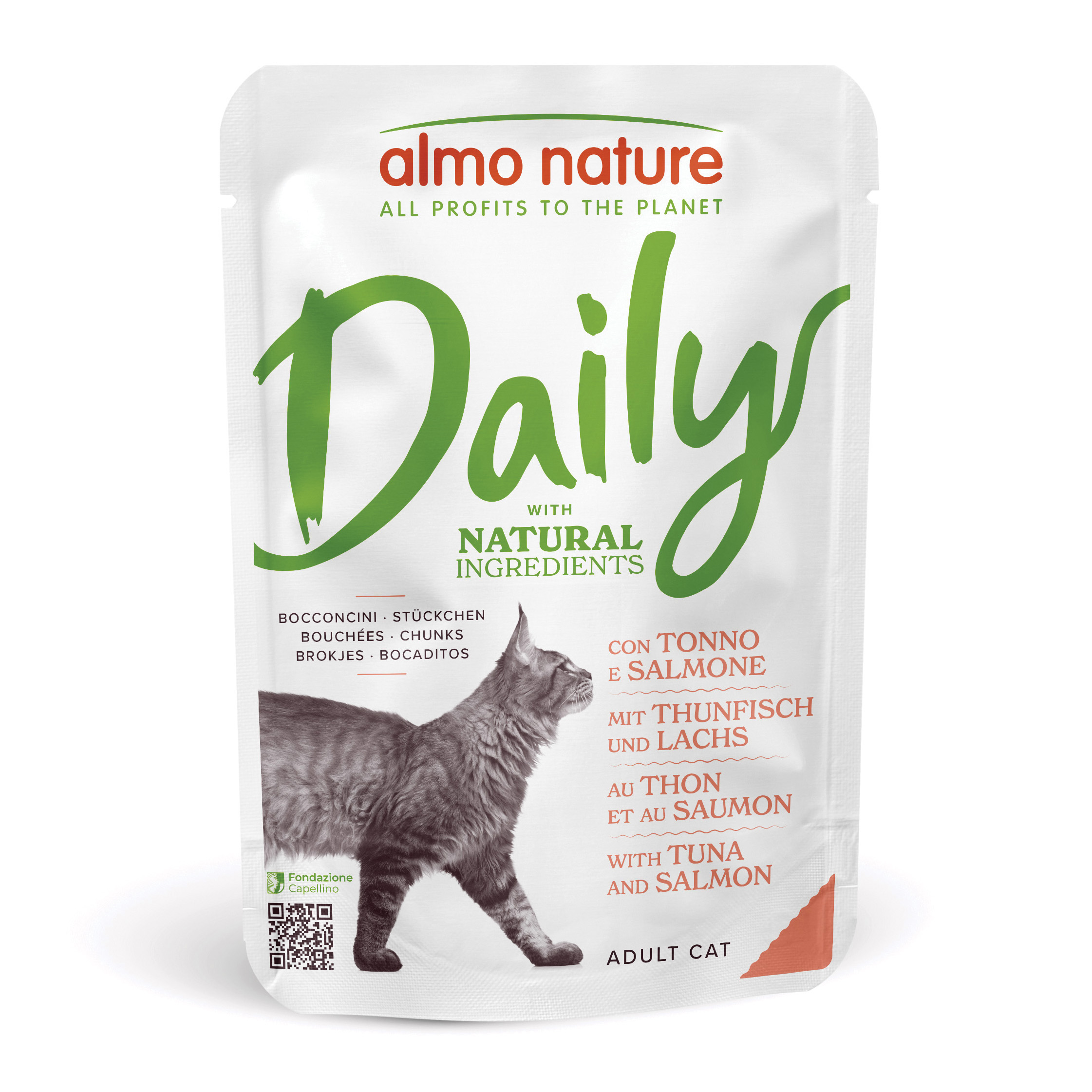 Almo Nature Tonno e salmone Cibo Umido per Gatti 70 g