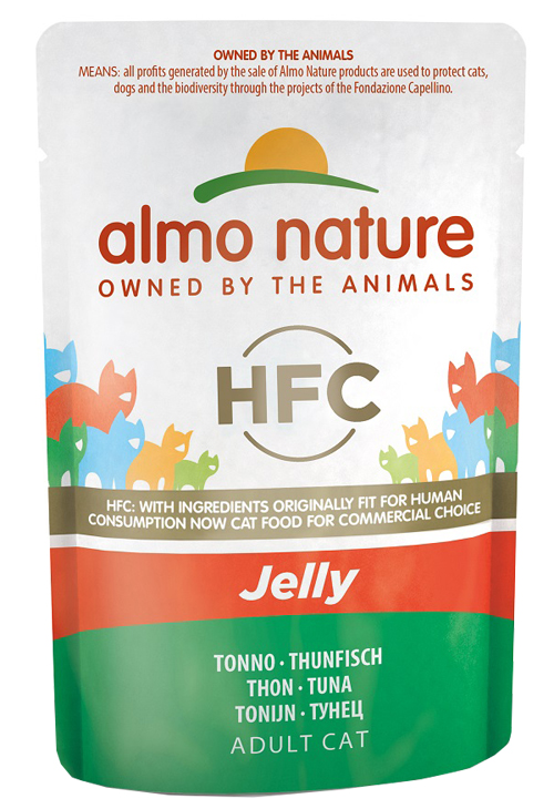 Almo nature classic jelly con tonno 55g