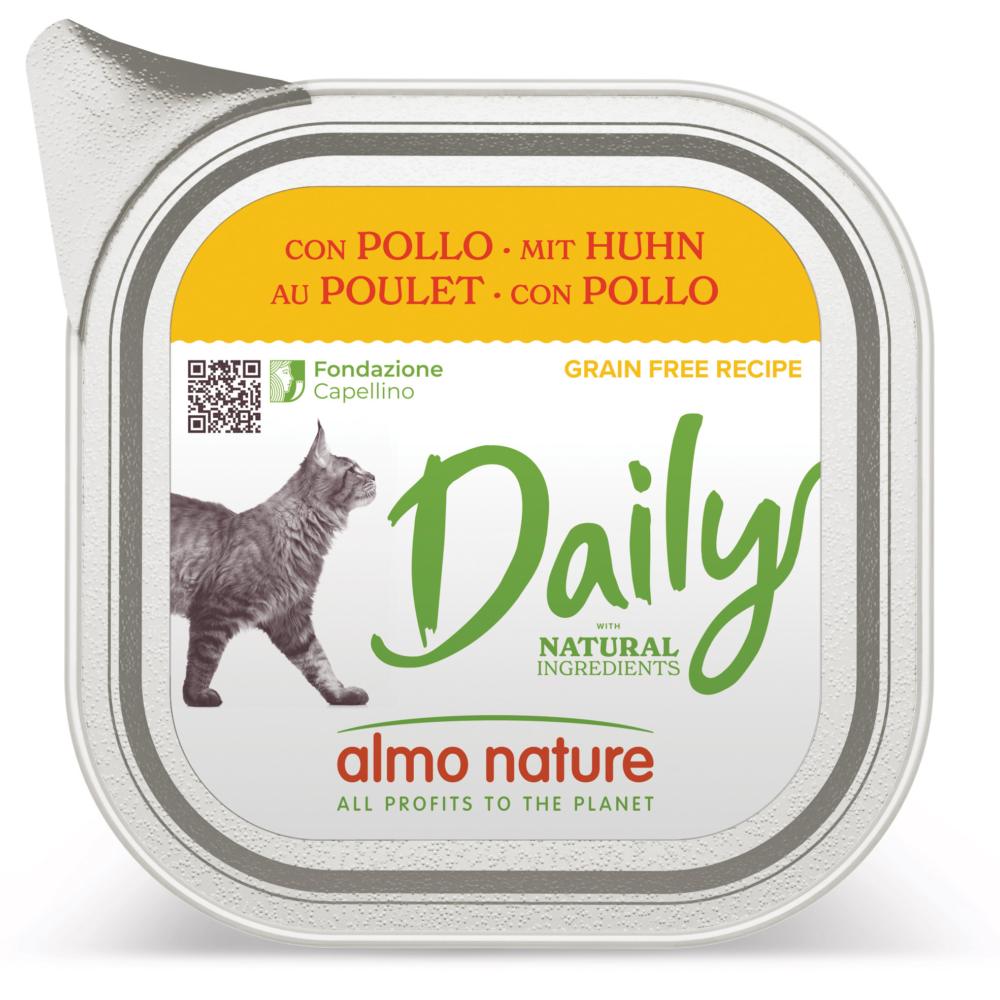 Almo Nature Daily Menu Cats Alimento umido per gatti con pollo 100 g