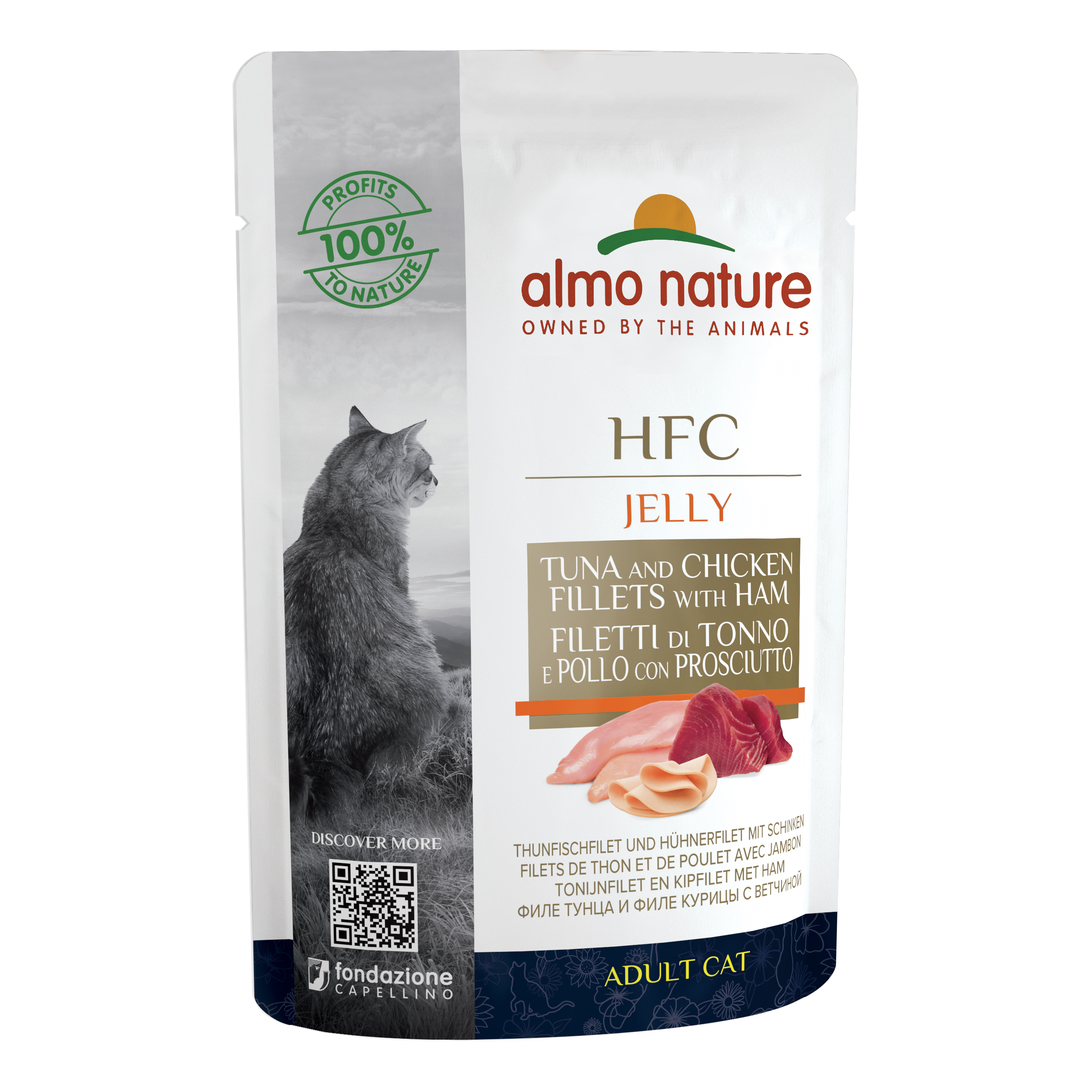 Classic gatto con tonno pollo e prosciutto jelly
