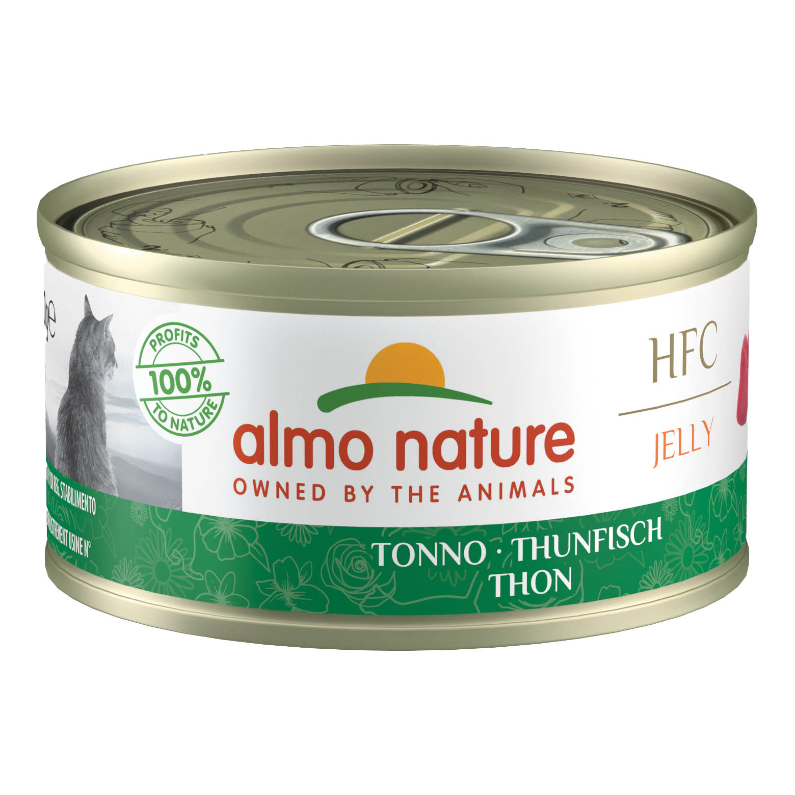 HFC CAT JELLY TONNO 70 G