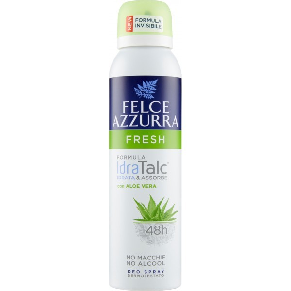 FELCE AZZURRA - Fresh Idratalc - Deodorante Spray con Aloe Vera 150 ml — confronto prezzi