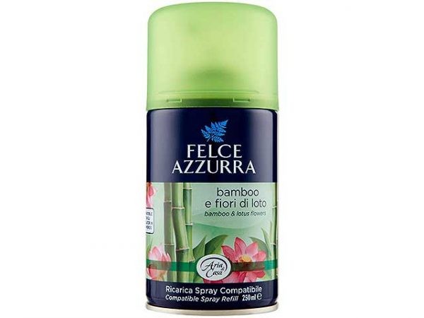 FELCE AZZURRA - Bamboo E Fiore Di Loto Ricarica Spray Profumatore D'Ambiente 250 Ml