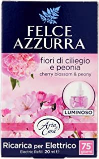 FELCE AZZURRA - Deodorante Per Ambiente Diffusore Elettrico Luminoso Ricarica Fiori Di Ciliegio E Peonia