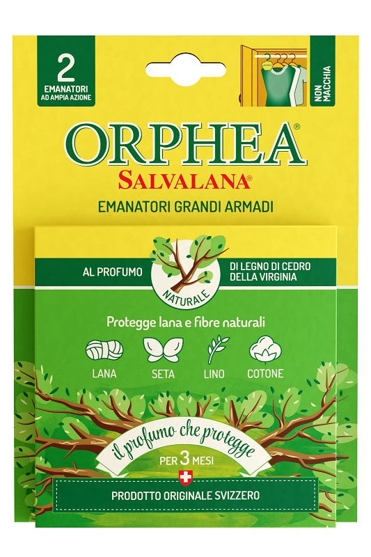 Orphea salvalana emanatori grandi armadi legno cedro della virginia 2 pezzi
