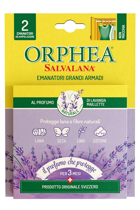 ORPHEA - Salvalana Emanatore Per Grandi Armadi 2 Pezzi Al Profumo Di Lavanda Maillette — confronto prezzi