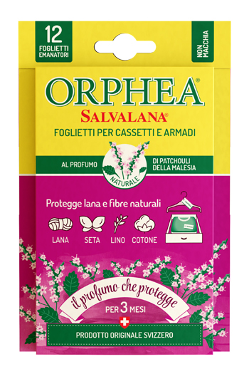ORPHEA - Salvalana - 12 Foglietti Per Cassetti E Armadi