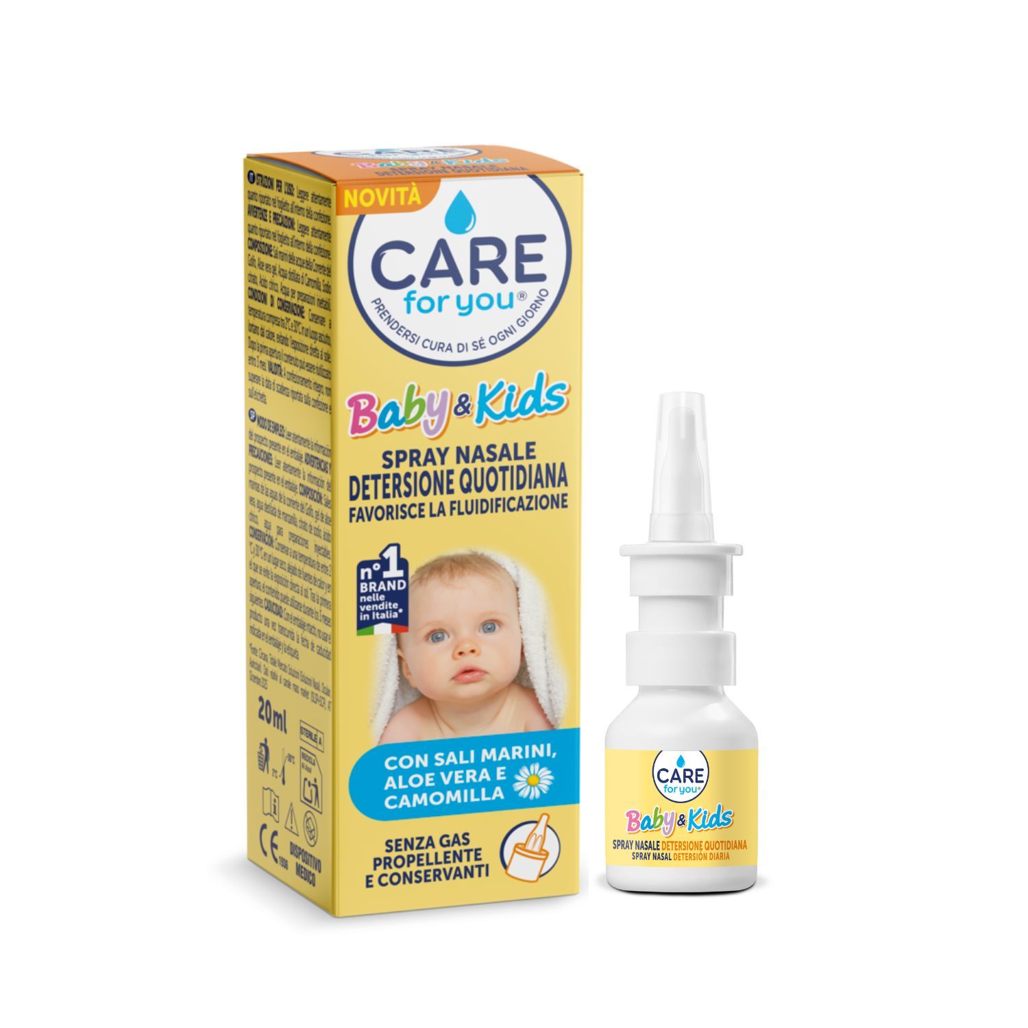 Care For You Spray Nasale Baby & Kids, 20 ml. ml