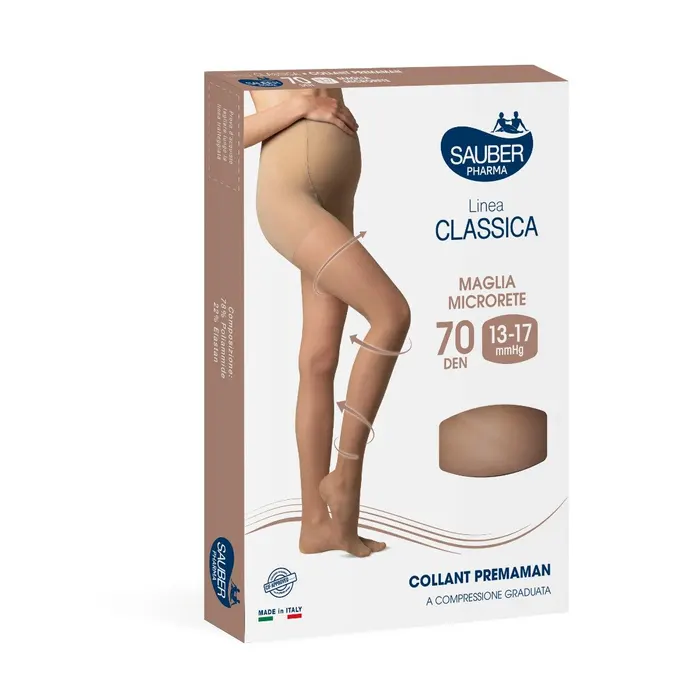Sauber Linea Classica Collant Pre-maman 70 Den Neutro Beige Taglia 5 — confronto prezzi