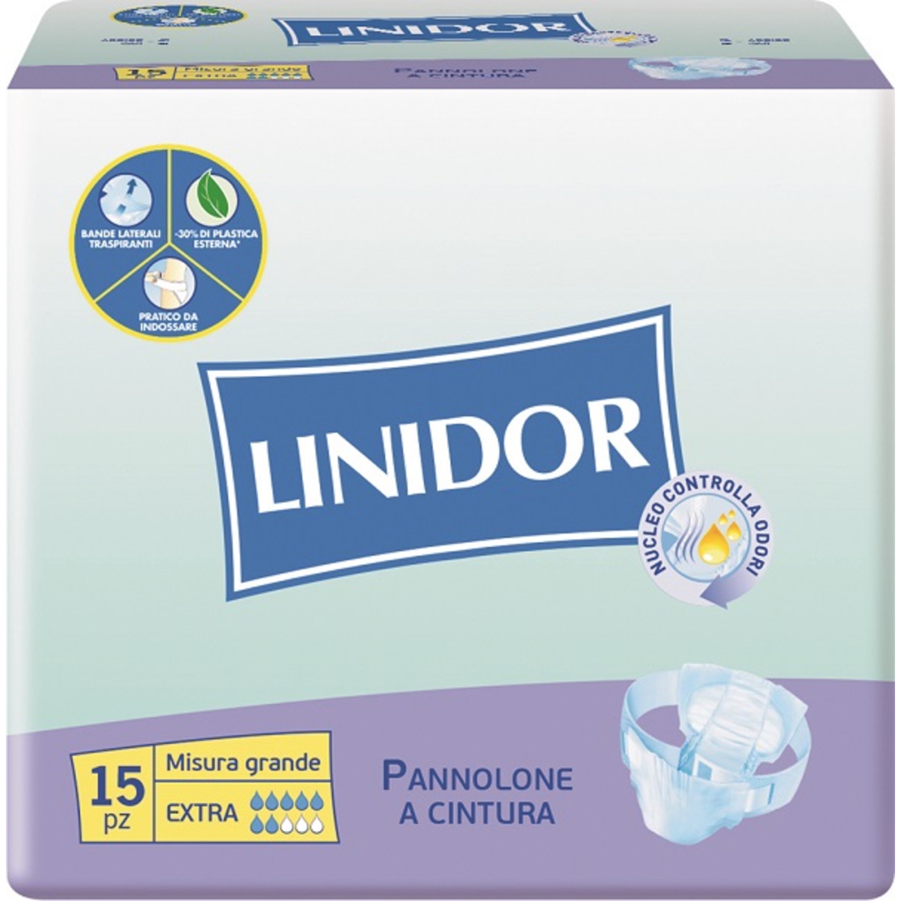 LINIDOR Pannolone a Cintura 15 pz Pannolini — confronto prezzi