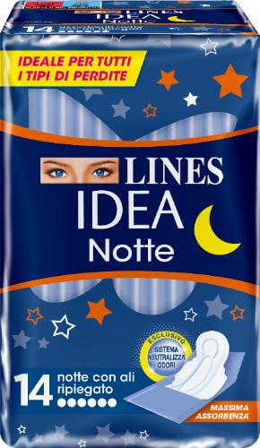Lines Idea Notte Assorbente Con Ali 14 Pezzi