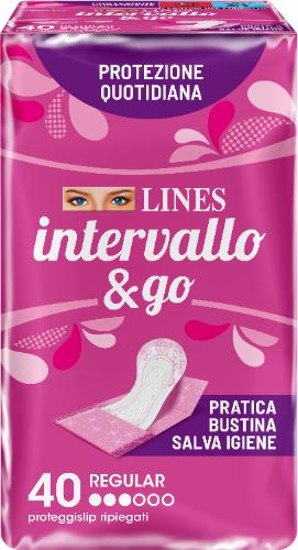 Lines Intervallo & Go 40 Salvaslip Ripiegati