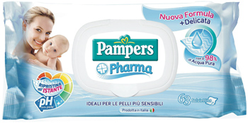 Pampers pharma salviettine detergenti 63 pezzi — confronto prezzi
