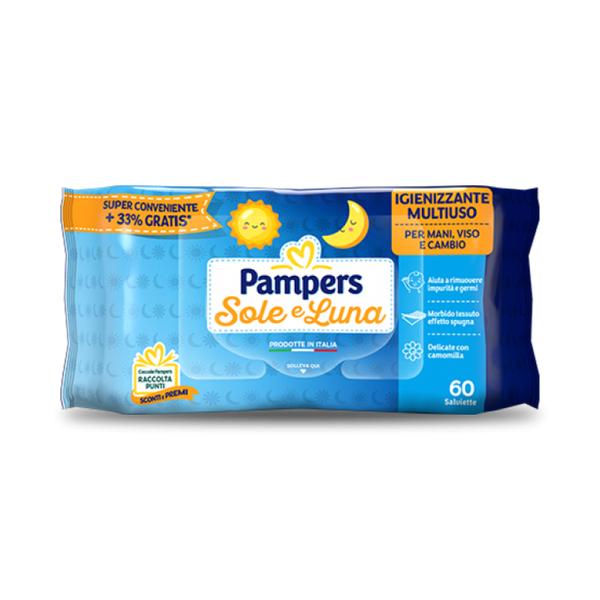 PAMPERS WIPES SOLE&LUNA 45+15