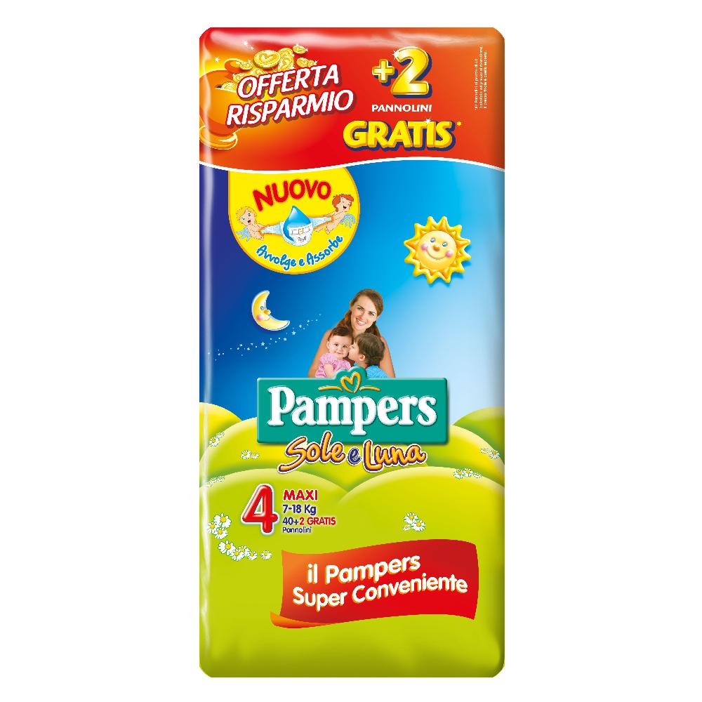 PAMPERS SOLEL MAXI 40+2PZ 9419