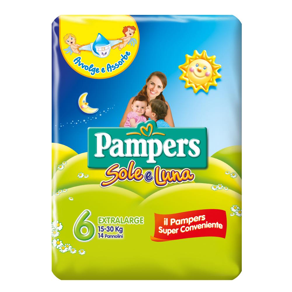 PAMPERS SOLE&LUNA FLASH L 14PZ