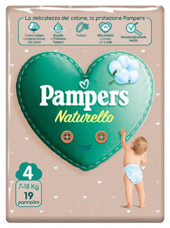 Pampers Natur.4(7-18kg)19pezzi — confronto prezzi