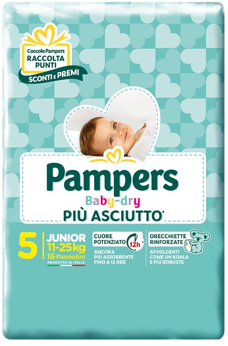 Pampers Bd Downcount J 16pz — confronto prezzi