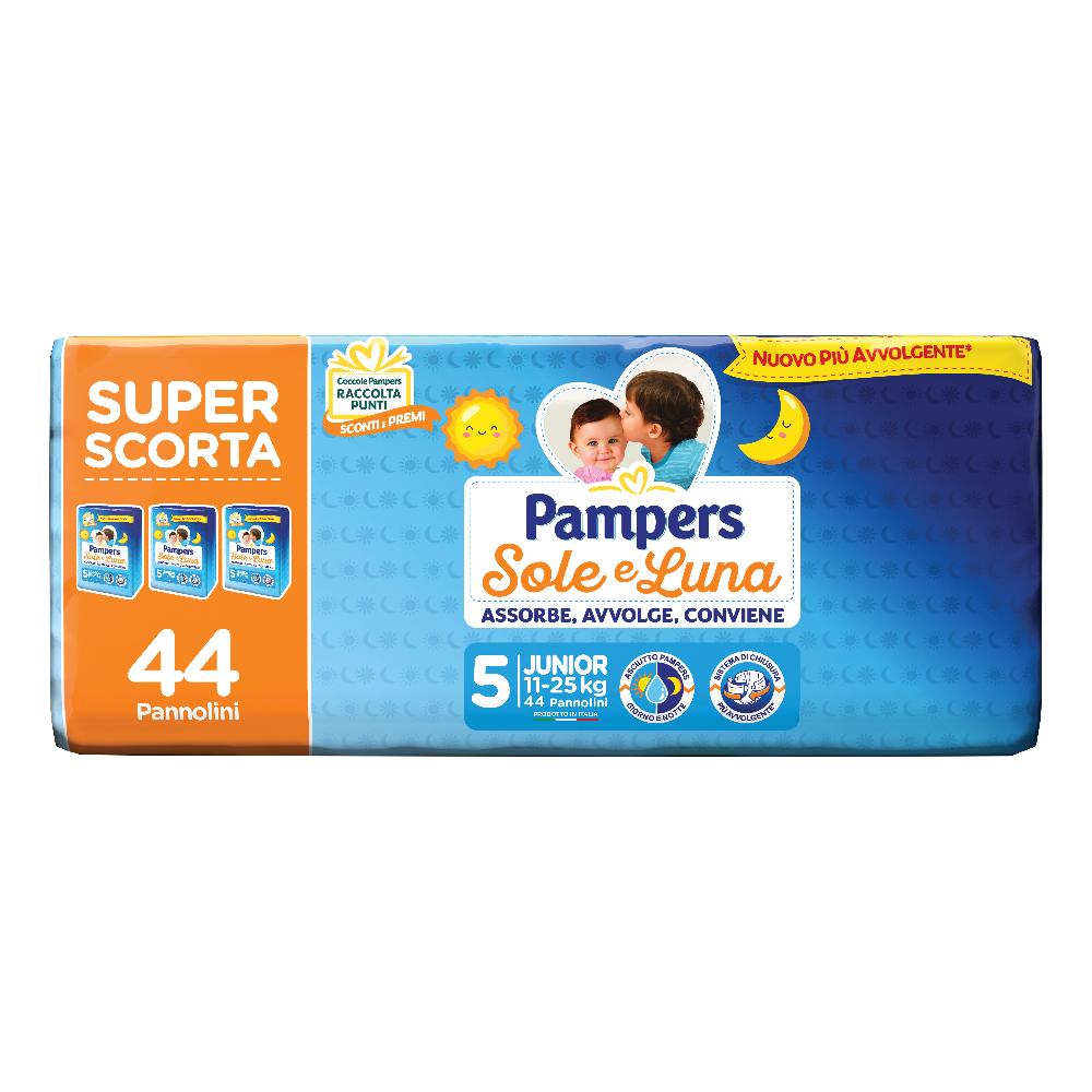 Fater Pampers Sole Luna Trio Junior 44 Pezzi — confronto prezzi