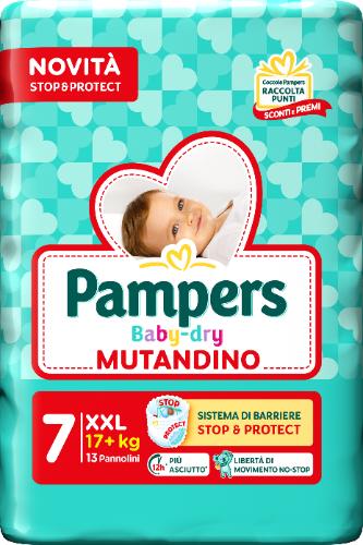 Pampers Baby Dry Mutandino Pannolino XXL 14 Pannolini