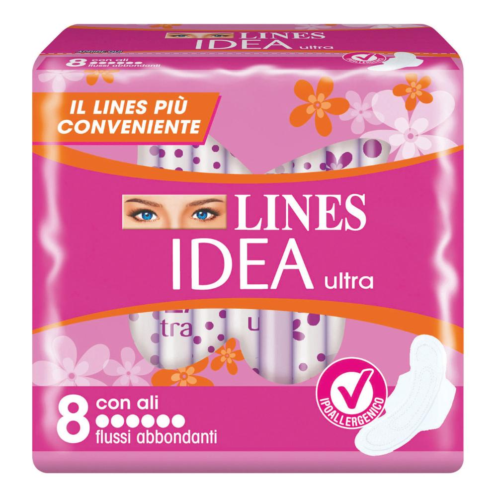 Lines idea ultra flussi abbondanti ali 8 pezzi — confronto prezzi
