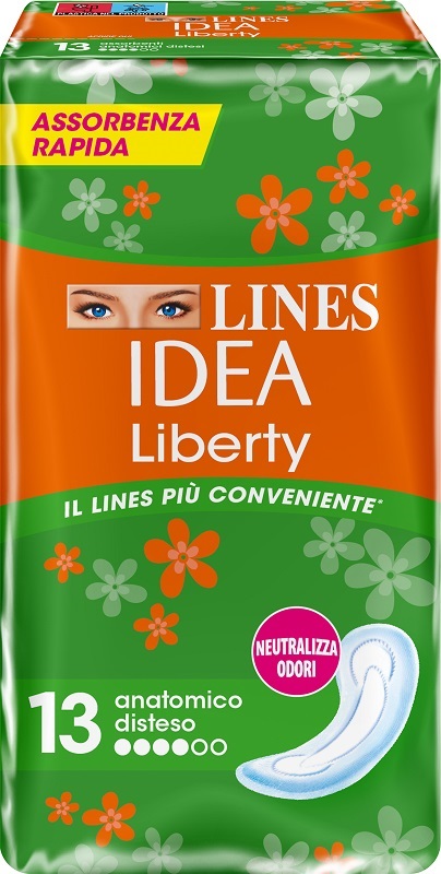 Lines Idea Liberty Assorbenti 13 pz