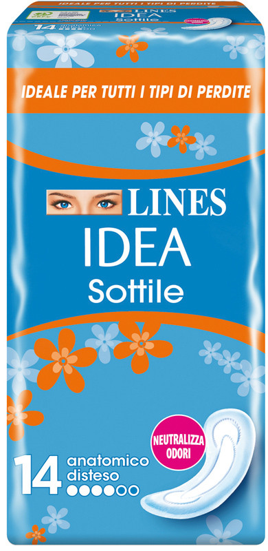 LINES Idea Sottile 1 pz Assorbenti