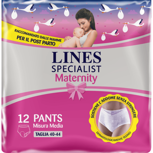 Lines Specialist Maternity Pants Taglia Media 12 Pezzi