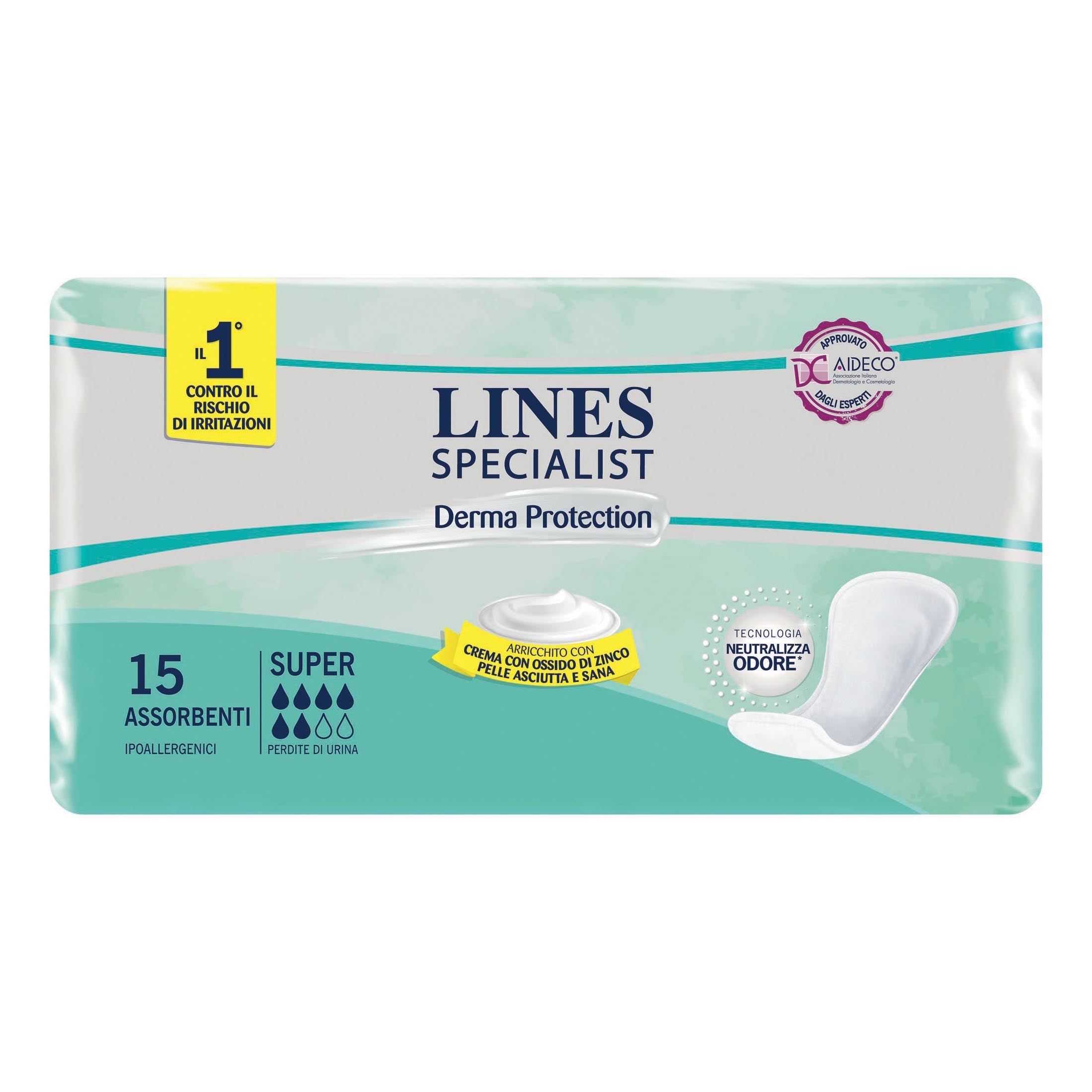 LINES SPEC DERM SUPER 15PZ — confronto prezzi