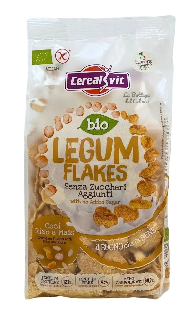 Bio Legum Flakes Ceci, Riso e Mais Senza Glutine - Cerealvit 200 g — confronto prezzi