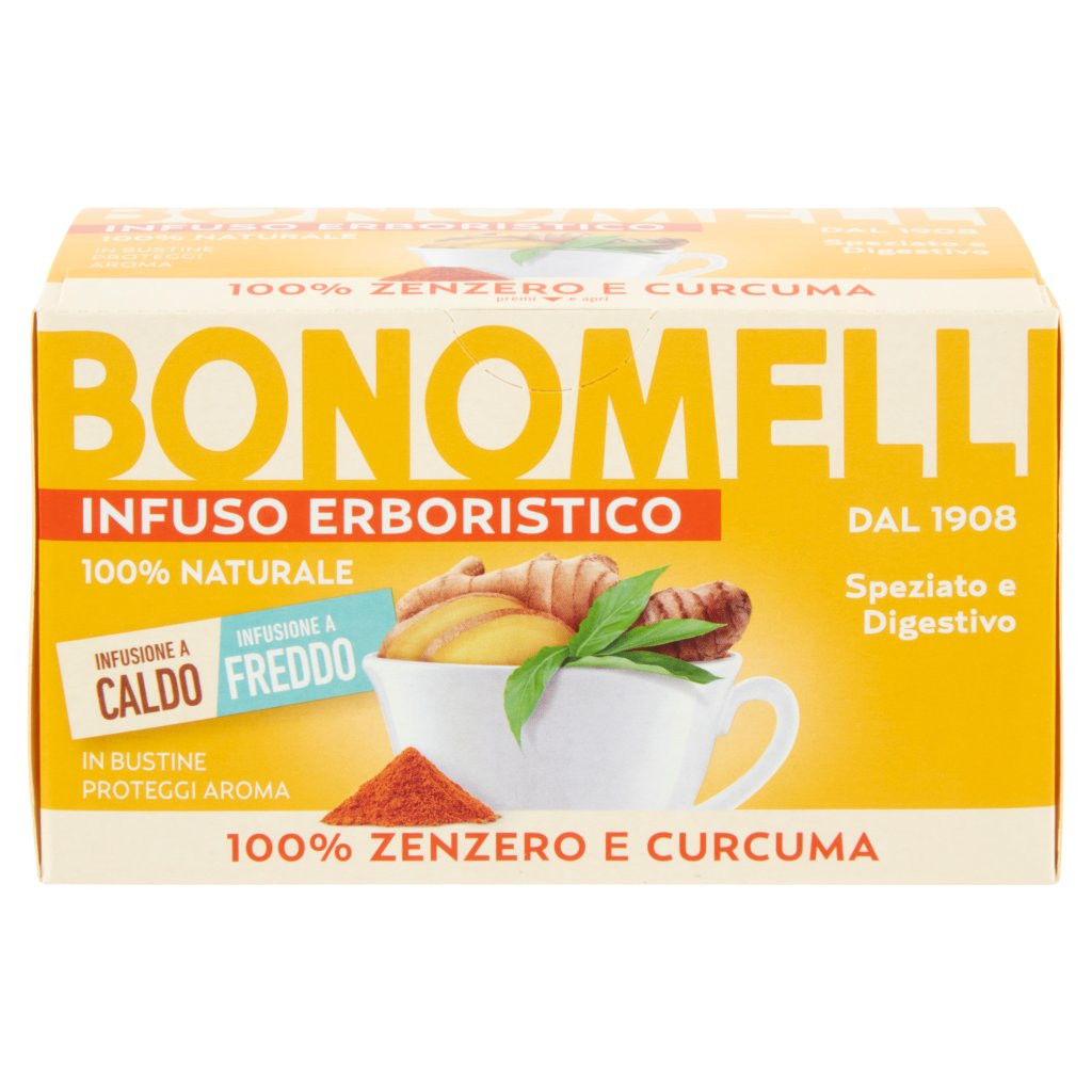 Bonomelli Infuso Zenzero/Curcuma 1 pz Tè