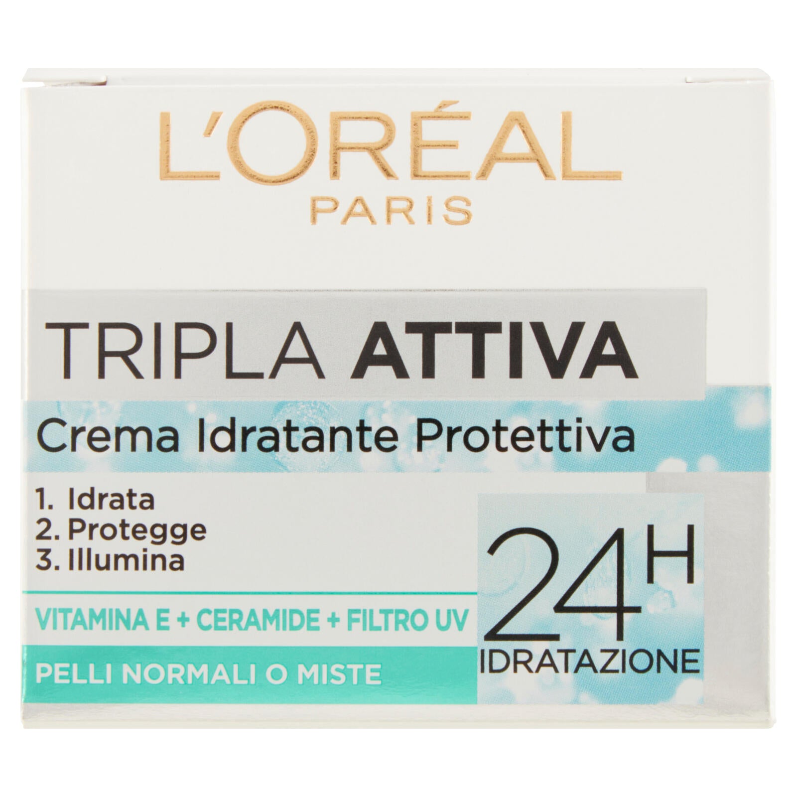 L'oréal Paris Tripla Attiva Crema Idratante Per Il Viso 50ml — confronto prezzi