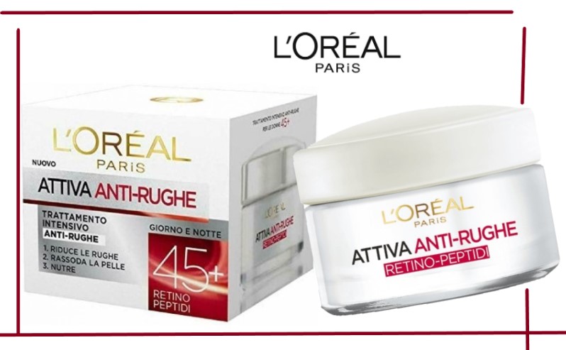 L'oréal Paris Attiva Anti-rughe Trattamento Intensivo 45+ Retino-peptidi Giorno E Notte 50ml