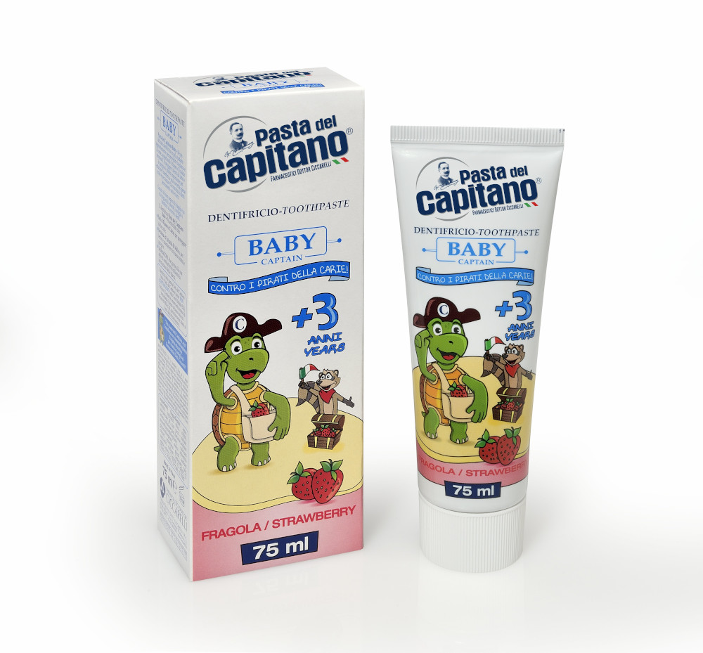 Pasta Del Capitano Dentifricio Baby Fragola 75ml