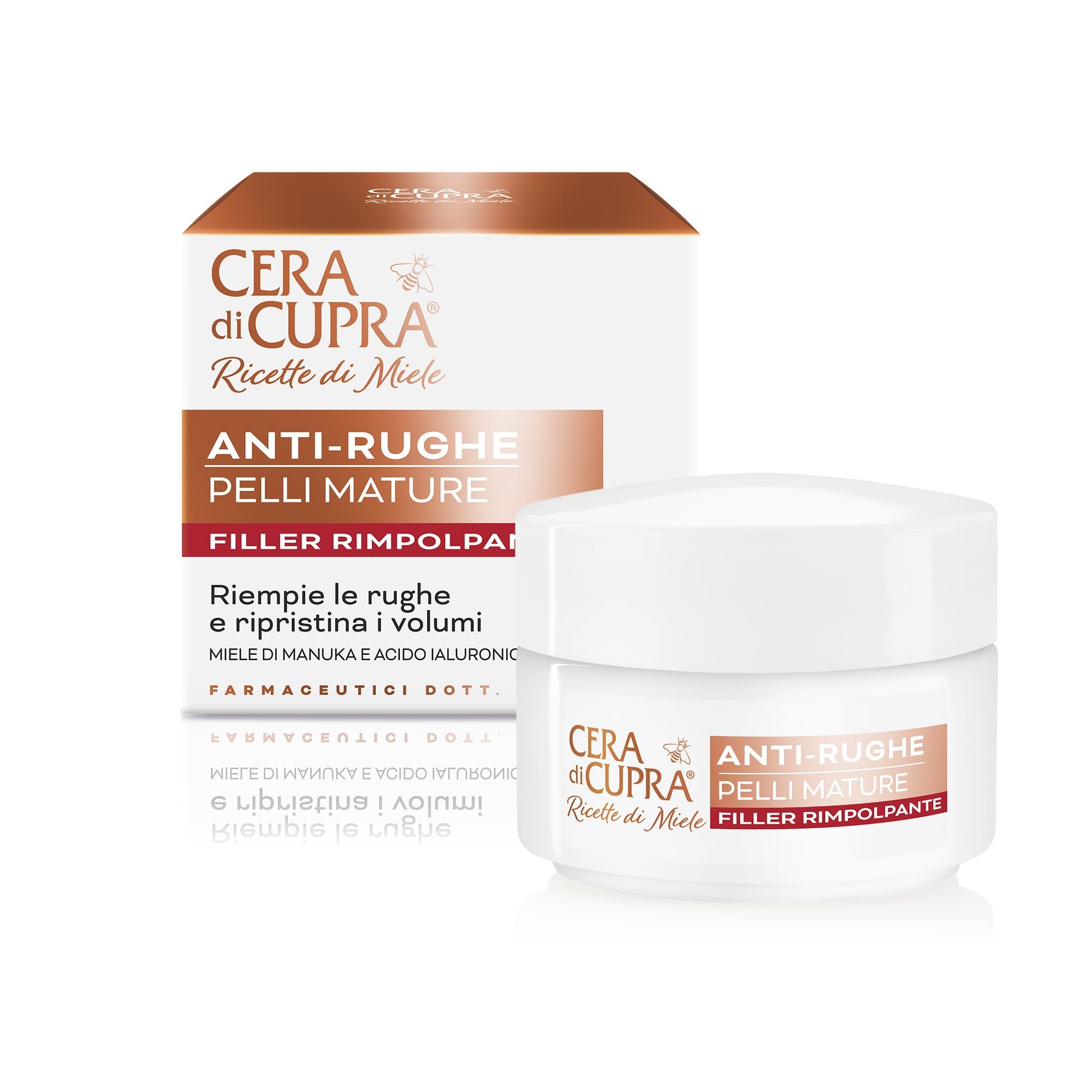Cera Di Cupra Crema Anti Rughe Filler Rimpolpante Per Pelli Mature 50ml