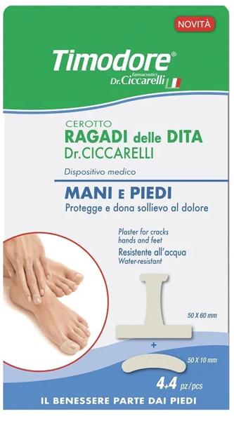 Timodore Cerotti per Ragadi Mani e Piedi 8 Pezzi Protezione Idrocolloidale