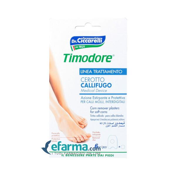 Timodore Cerotto Callifugo Calli Molli Interdigitali 6 Pezzi