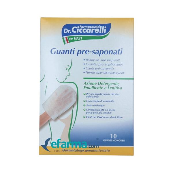 Dr. Ciccarelli Guanto Presaponato Senza Risciacquo Monouso 10 Pezzi — confronto prezzi